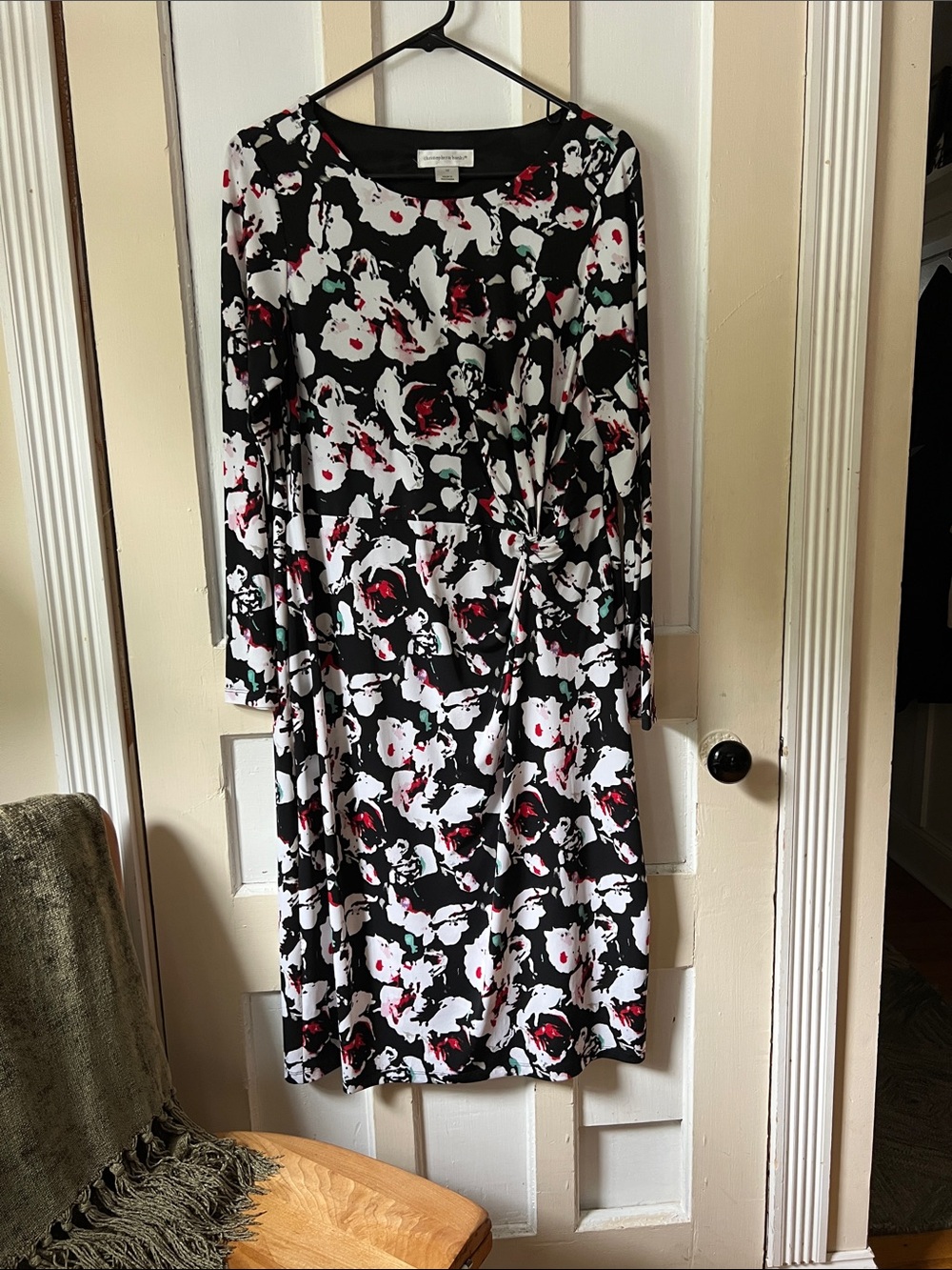Christopher & Banks Floral Long Sleeve Dress